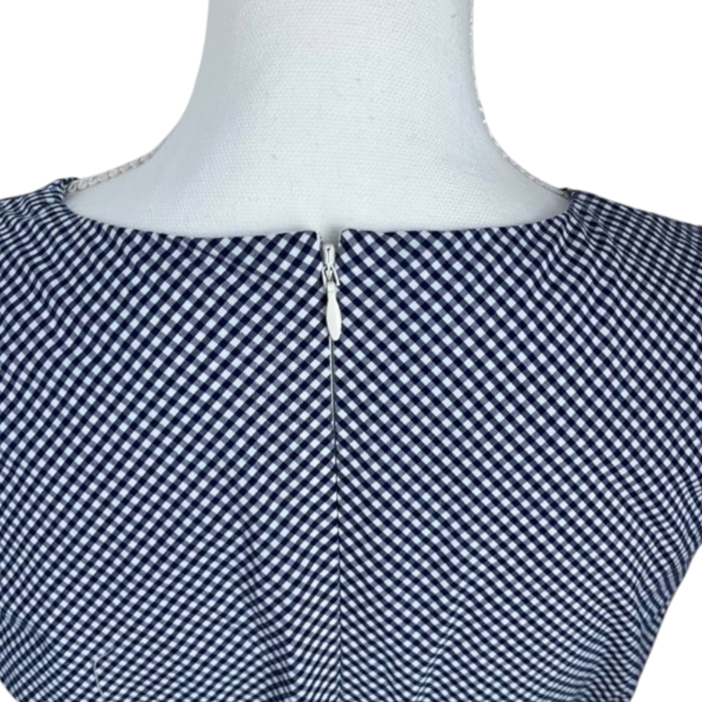 JCrew Gingham Faux Wrap Dress - Picture 7 of 8